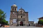 Igreja colonial na cidade de Tequila, no México